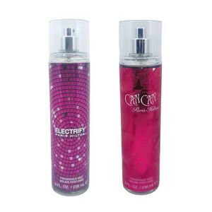 Paris Hilton Body Spray / Fragrance Mist Duo - Can-Can & Electrify - 8 fl oz x 2